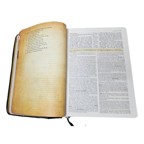 HCSB Holman Christian Standard Study Bible Indexed Gray Simulated Leather 2010 - Picture 14 of 16